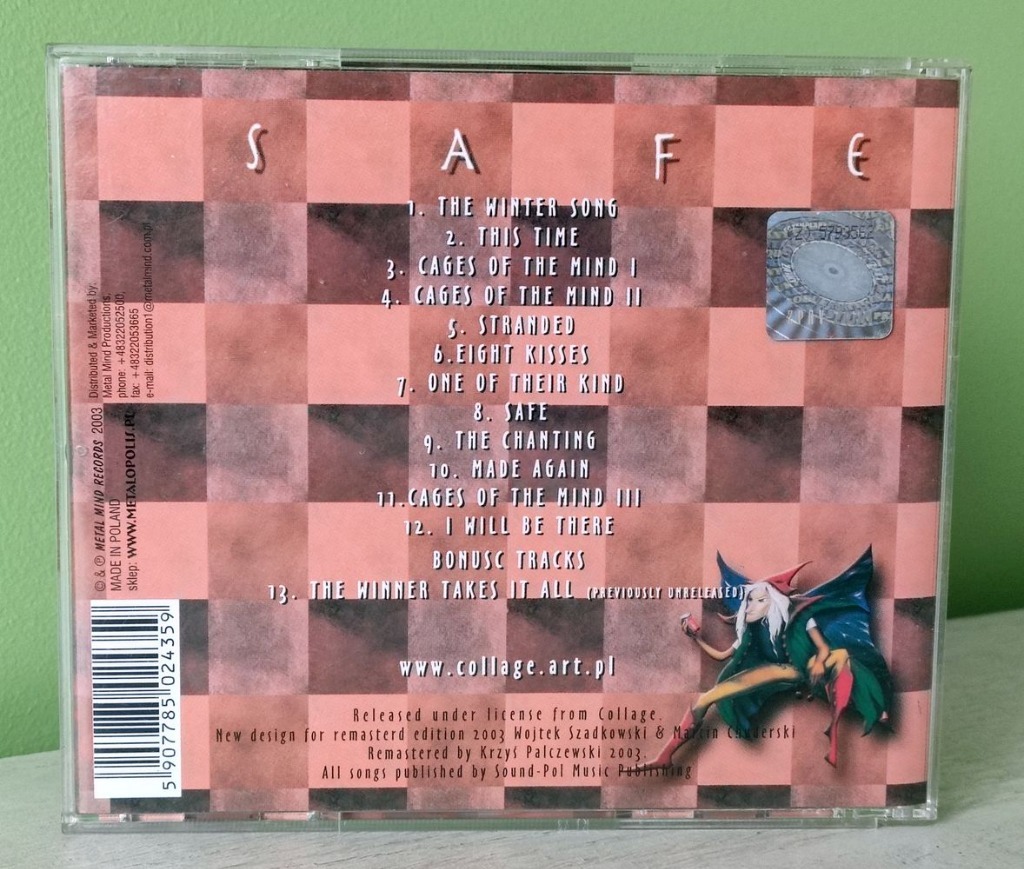 COLLAGE Safe reedycja 2003 Wola Licytacja na Allegro Lokalnie