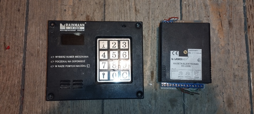 Domofon Rainmann CD-2000 centrala Laskome EC-2200x | Gdynia | Kup teraz ...