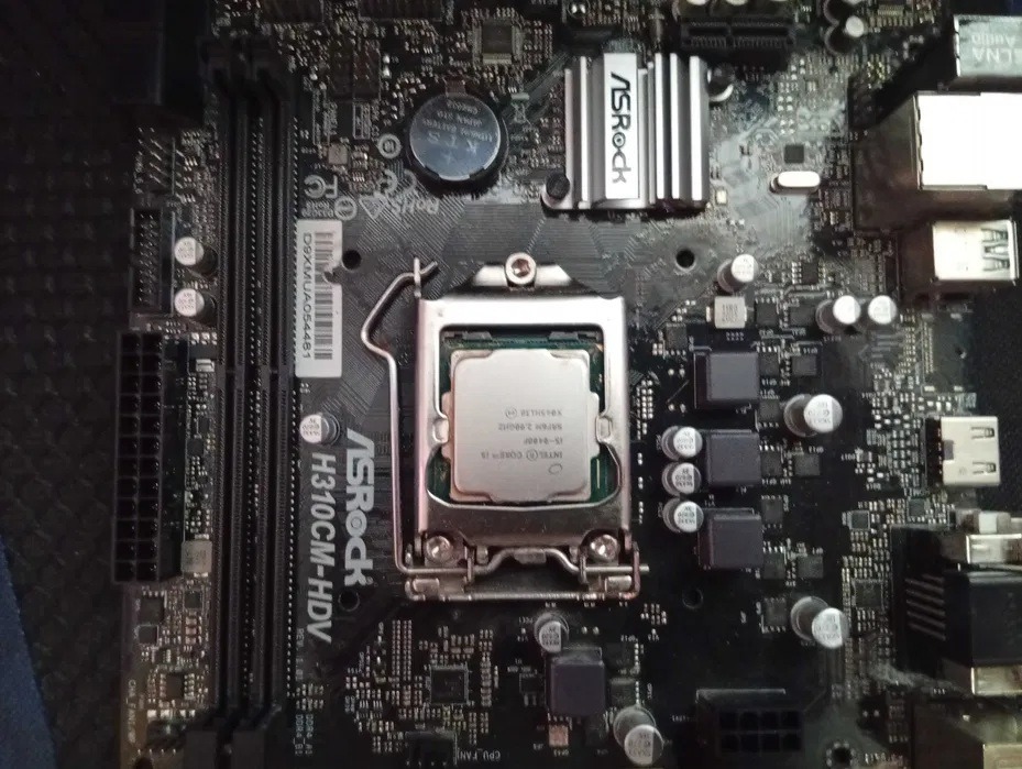 CPU core i5 9400f ASRock H310CM-HDV/M.2 ASRock > H310CM-HDV/M.2