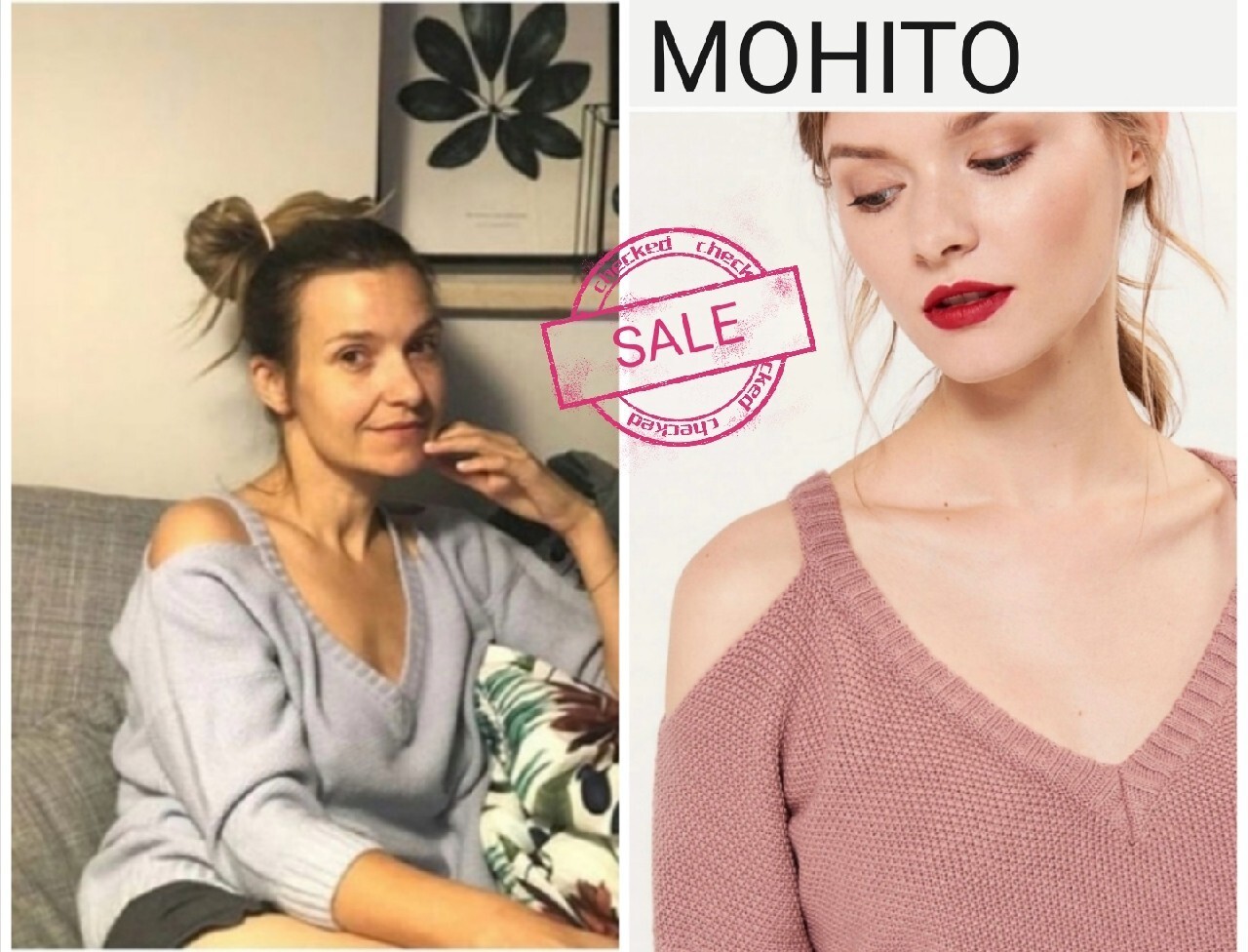 Różowy Sweter Mohito - Niska cena na Allegro.pl
