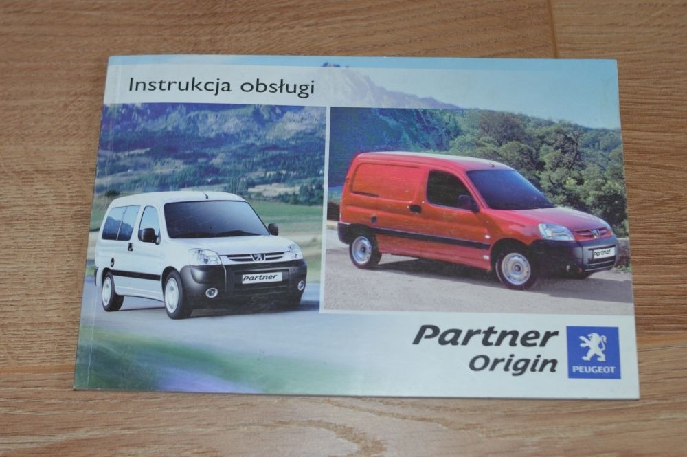 Instrukcja obsługi Peugeot Partner Kup teraz za 10,00