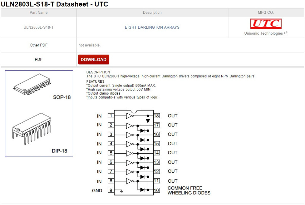 ULN2803L SOP-18 SMD - NOWE - OKAZJA | Warszawa | Kup teraz na Allegro ...