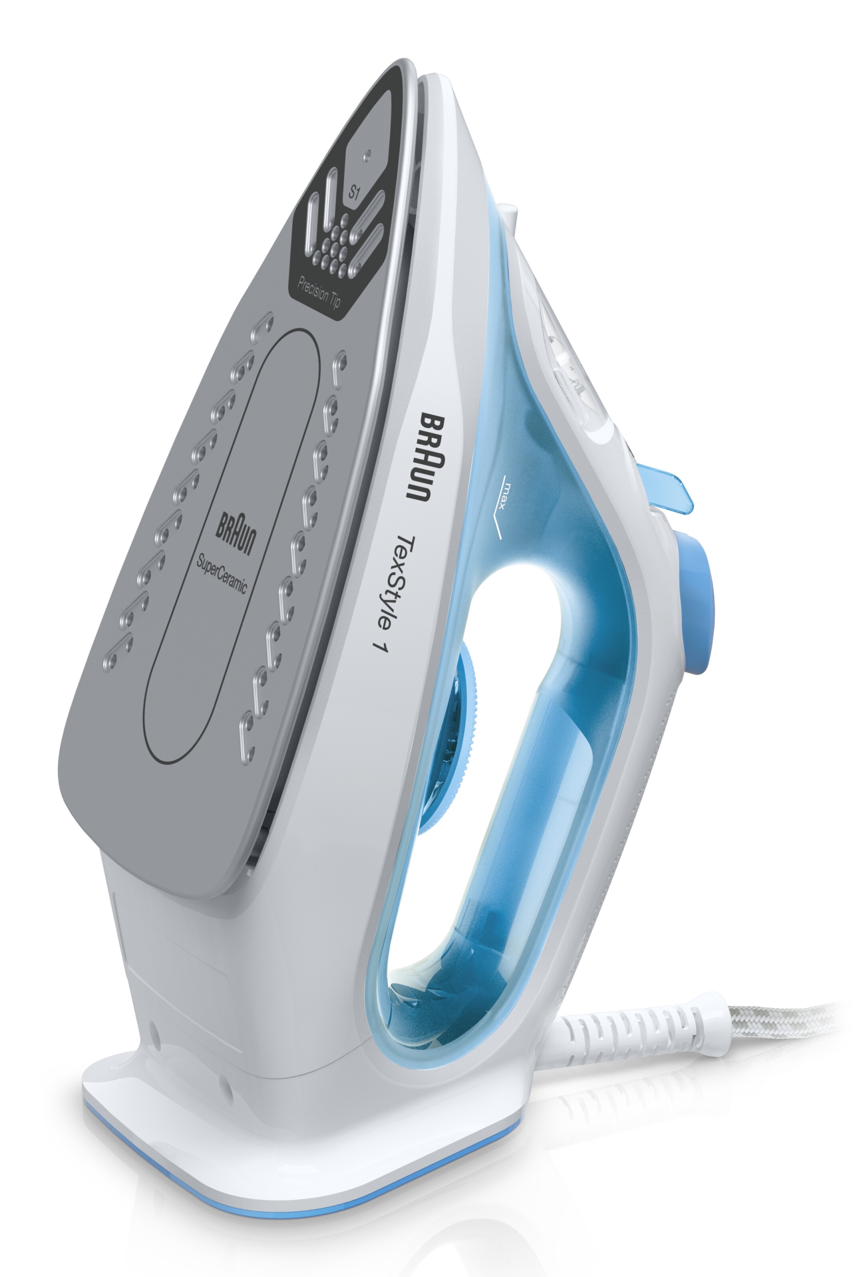 BRAUN TexStyle 1 Żelazko Parowe SuperCeramic 2000W Niebieskie — miniatura 12