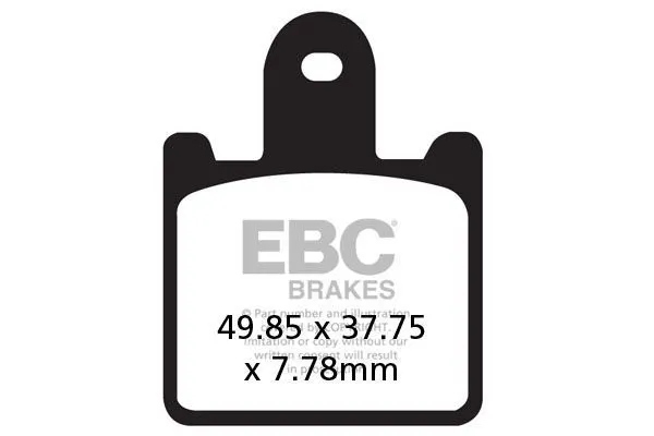 Ebc Brzdové Destičky Moto Kawasaki Zzr 1400 Abs (06-07)/ Z 1000 (07-08)