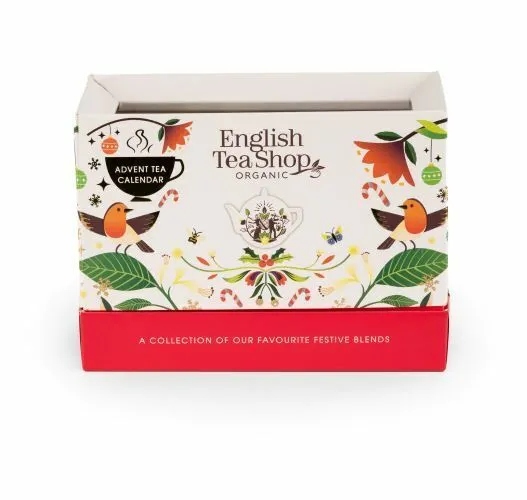 Адвент-календарь English Tea Shop, 25 пакетиков органического чая 13 вкусов