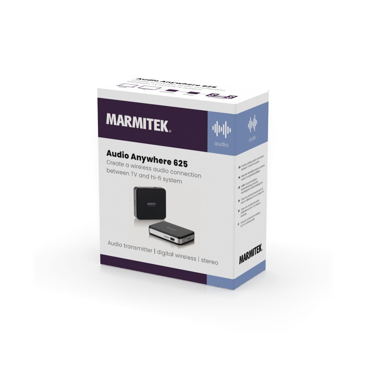 Marmitek Audio Anywhere 625 Bezdrátový audio vysílač Aux