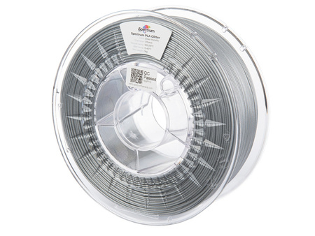 Filament Spectrum PLA Glitter 1.75mm SILVER METALLIC 1kg SREBRNY