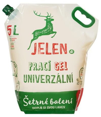 Levně Gel na praní Jelen univerzální 5 l 111 praní