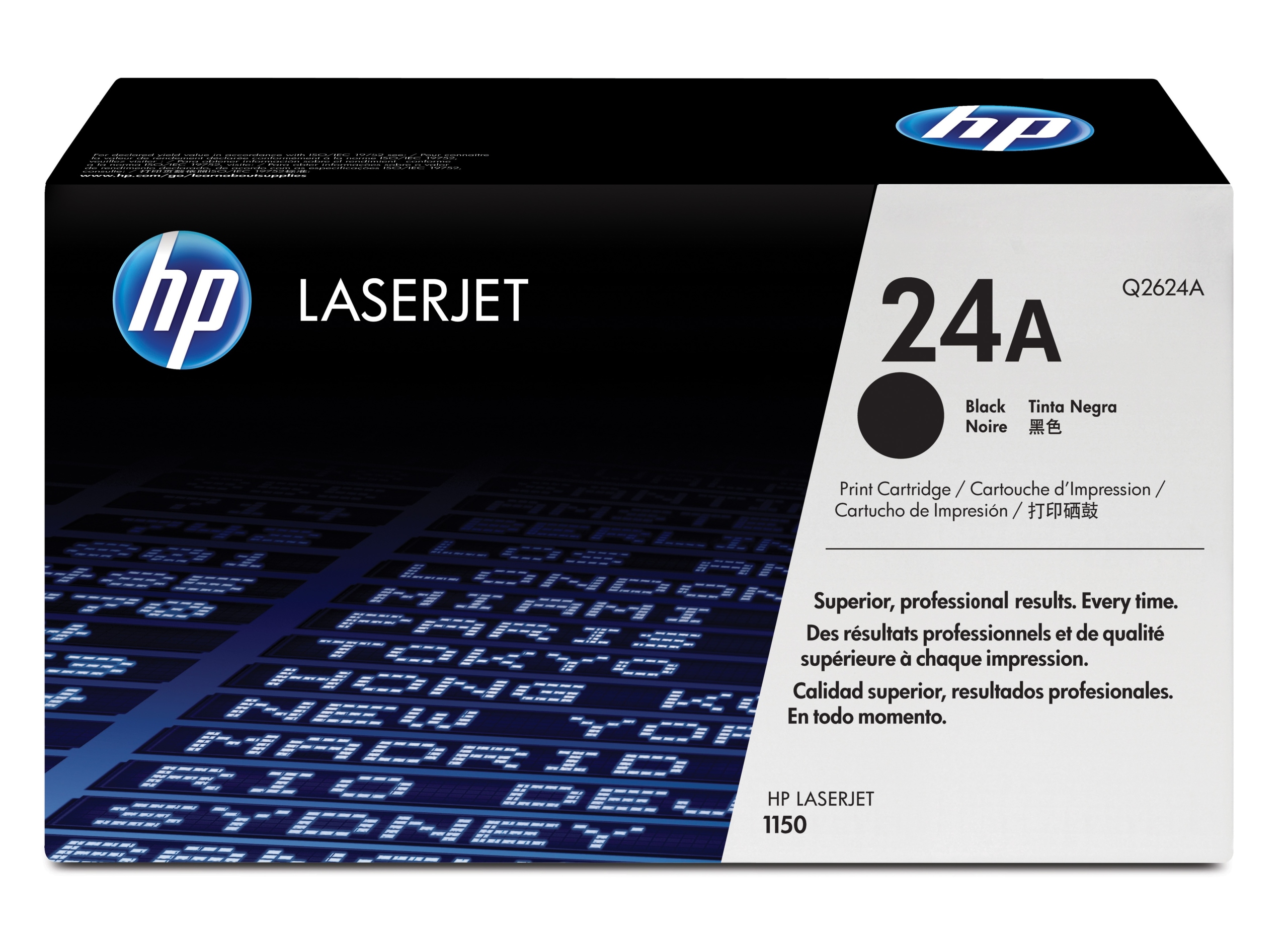 Hp toner Q2624A, black, 2500s, Hp LaserJet 1150