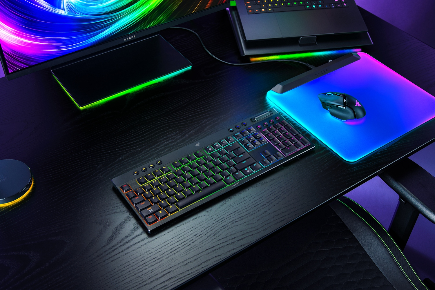 Razer Klawiatura BlackWidow V4 Low-Profile HyperSpeed, Zielony, US — 20