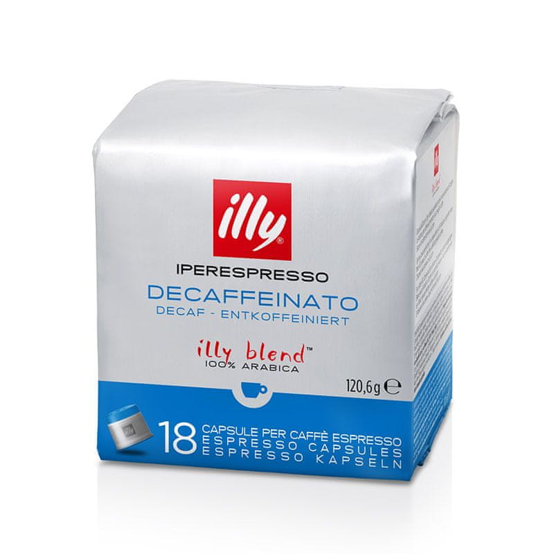 Levně Kapsle Illy Espresso Iperespresso Decaffeinato Bez Kofeinu 18 Kusů