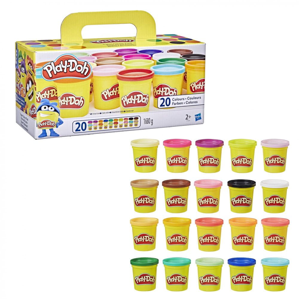 

Play-Doh Ciastolina zestaw 20 tub A7924