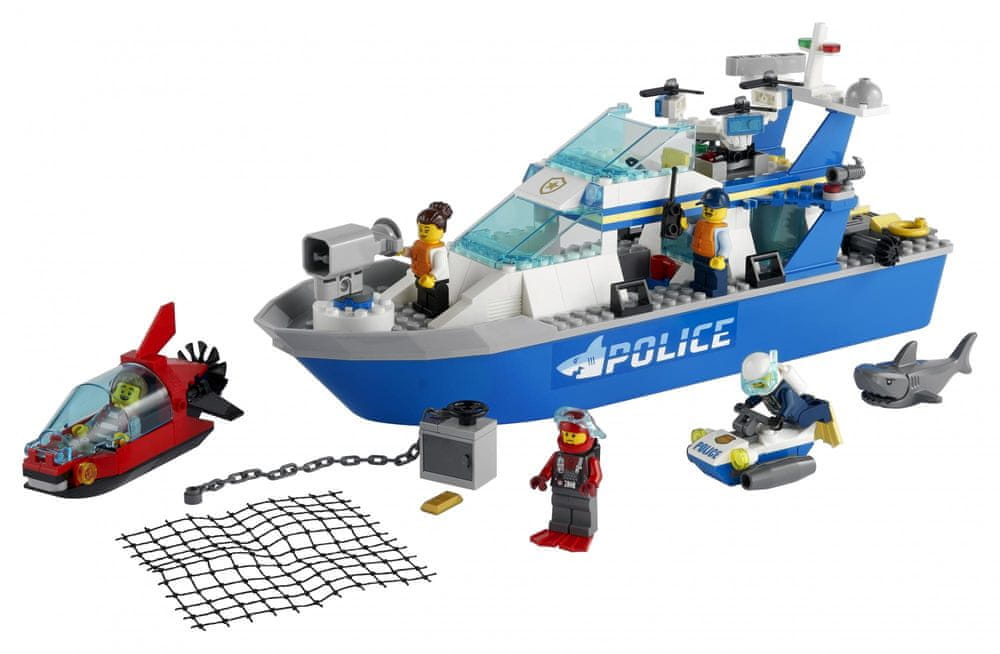 Lego 60277 City Policejní loď