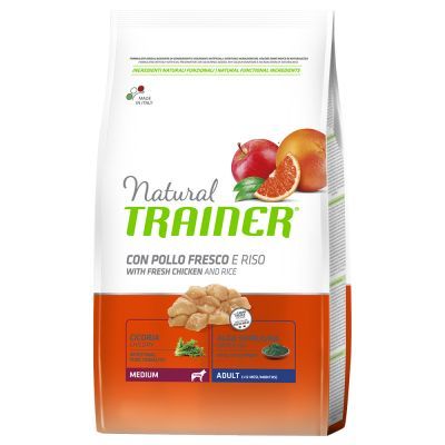 Levně Trainer Natural Medium Ad. čerst. kuře 12kg