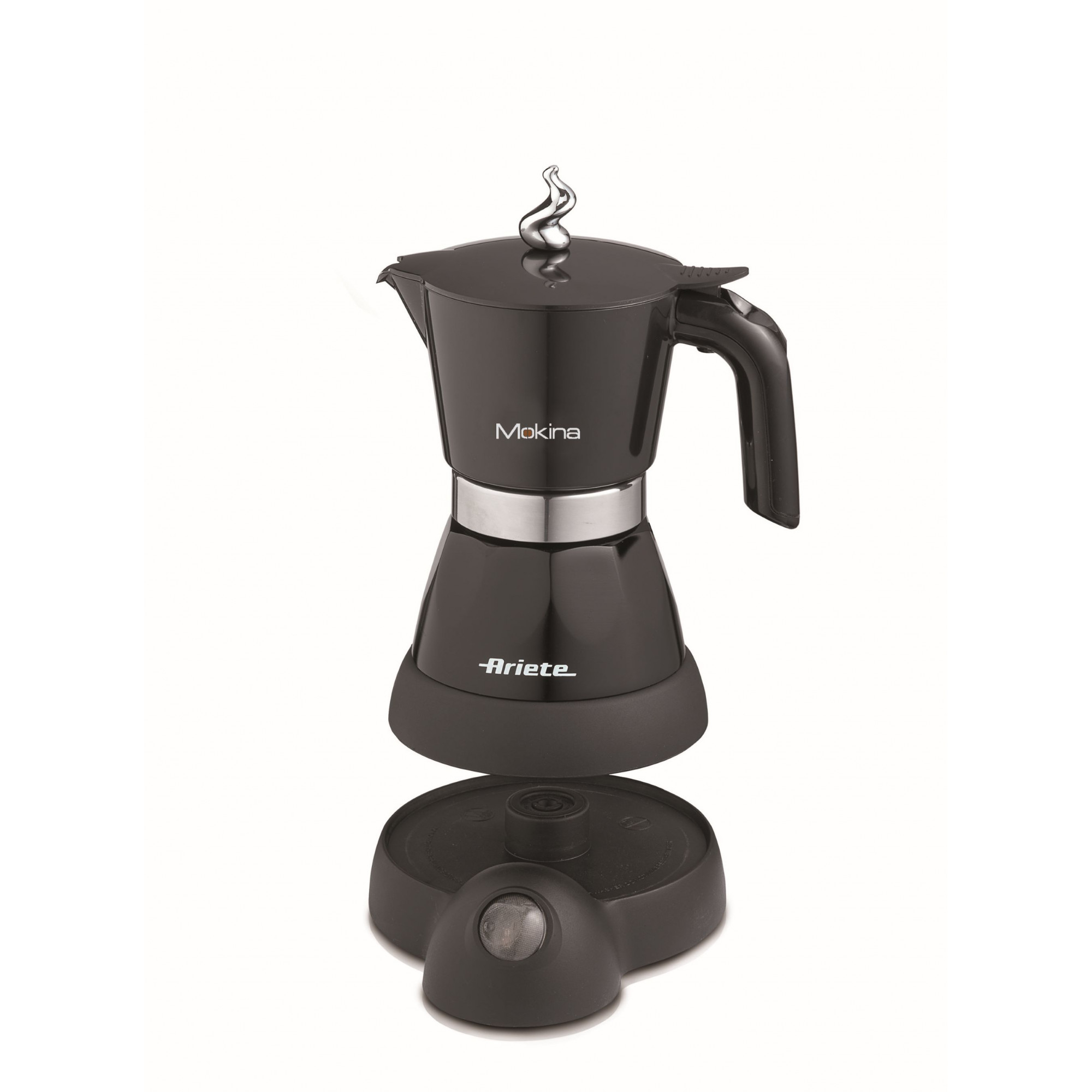 Elektrický kávovar Ariete Moka Aroma 1358, 400 W, černý