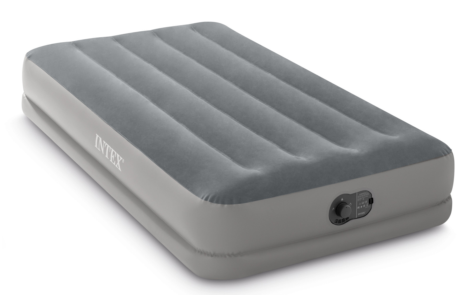 Materac dmuchany jednoosobowy łóżko z pompką Usb Intex 64112 biwak namiot