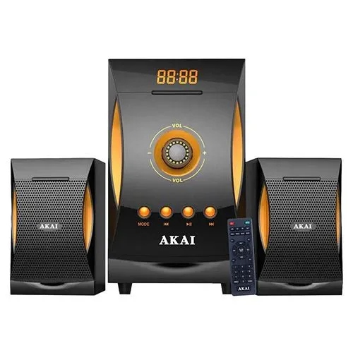 Reproduktorový systém Akai, SS032A-3515 2.1, Fm rádio, vstup Usb a čtečky k