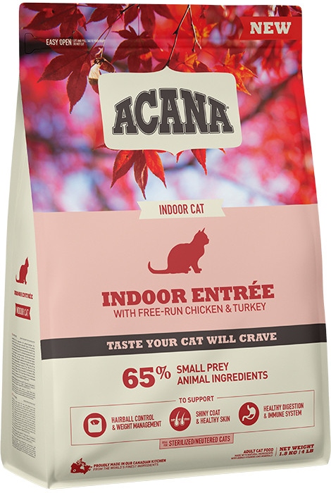 Levně Acana Cat Indoor Entrée suché krmivo pro kočky 1,8 kg