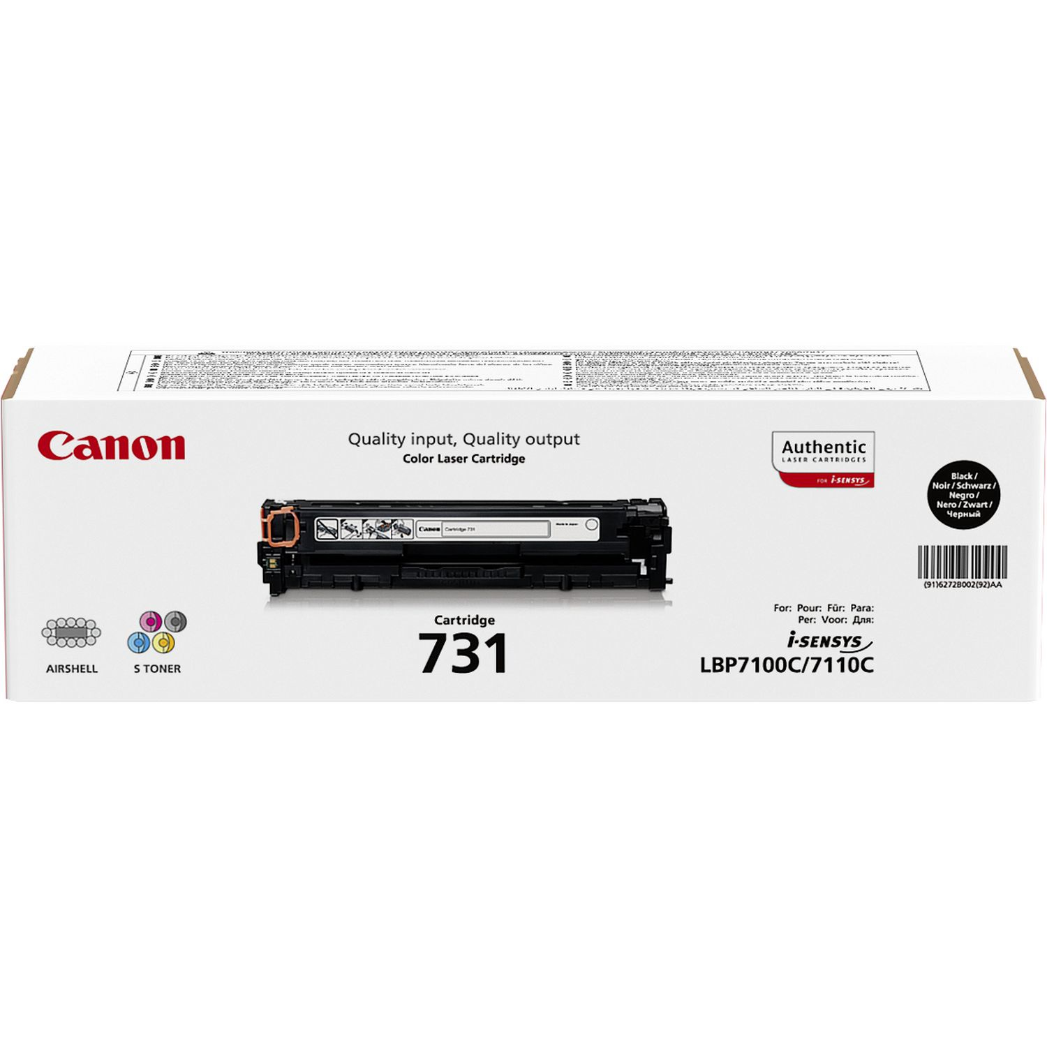 Toner Canon C-731_x4 čierna
