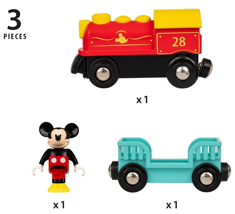BRIO Micky Mouse Battery Train samochodzik Marka Brio