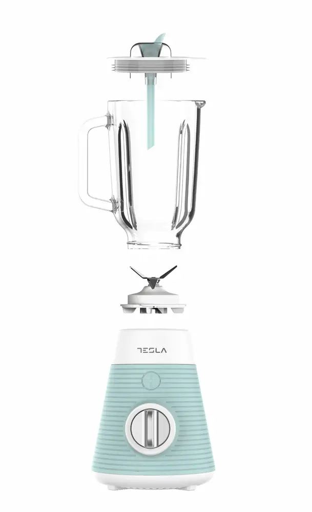 Mixér Tesla, BL510BWS, stolní, 1,5 l, skleněná nádoba, 500 W