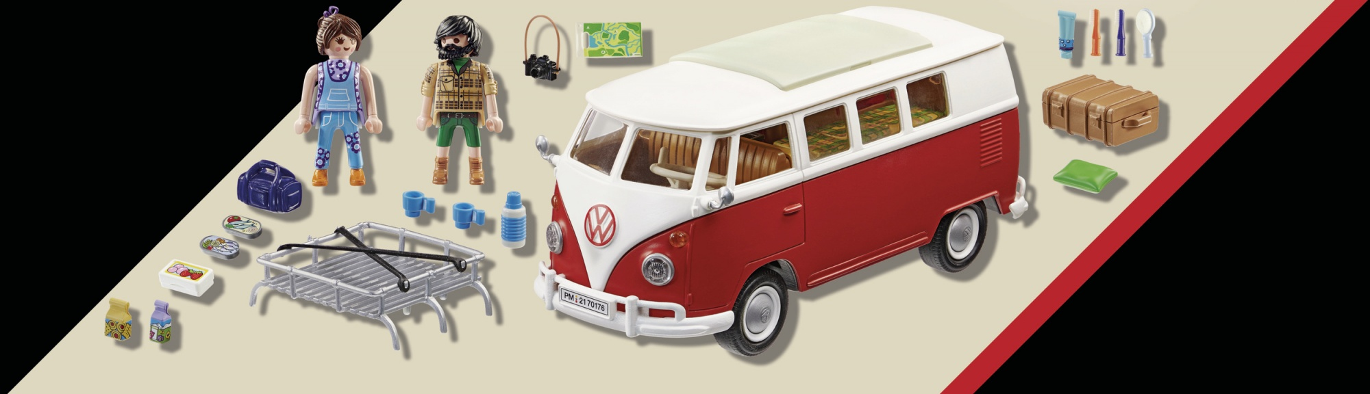 PLAYMOBIL 70176 Volkswagen T1 Camping Bus Rodzaj zestaw