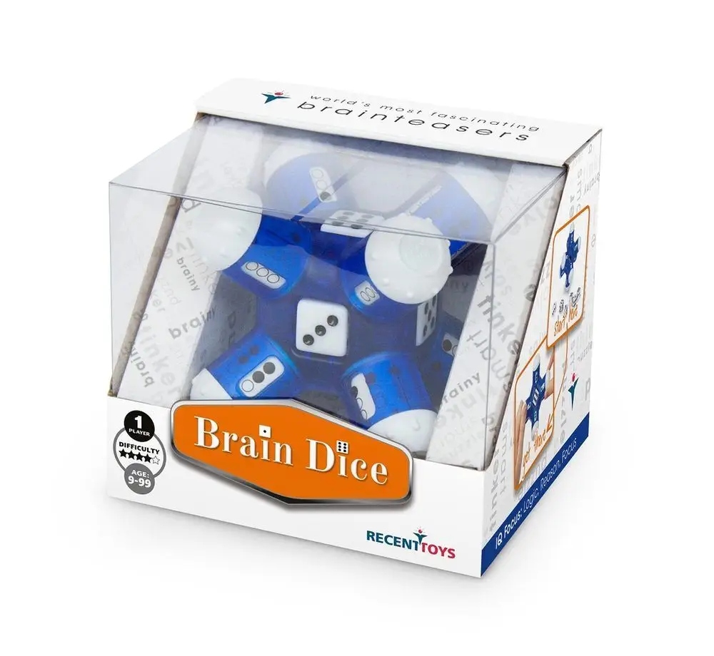 Brain Dice łamigłówka Recent Toys poziom 4/ 5 12 G3