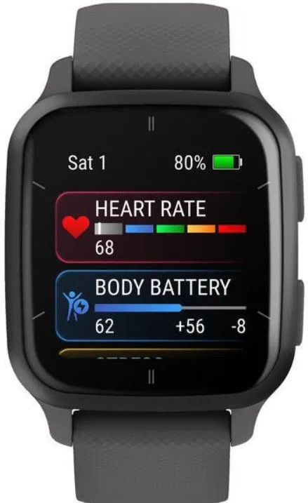 Smartwatch GARMIN Venu Sq 2 Niebieskoszary Kolor szary