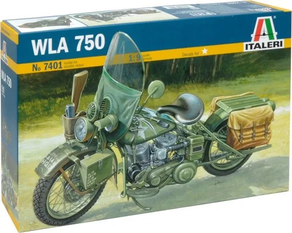 Motocykl Italeri 7401 1/9 americké armády z druhé