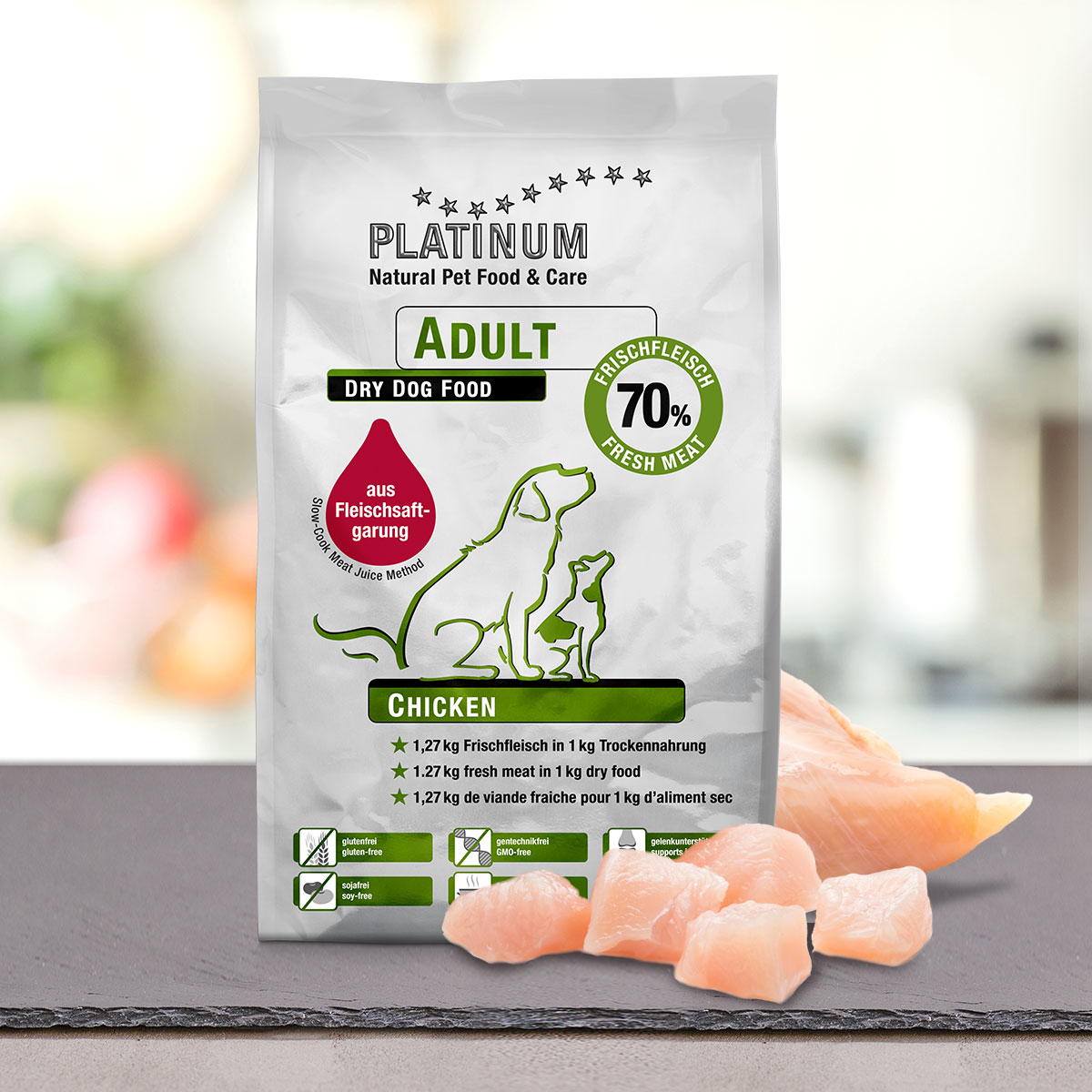 Levně Platinum Natural Adult Kuře 5kg