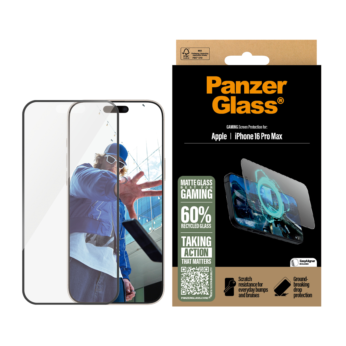 Tvrdené sklo PanzerGlass pre Apple iPhone 16 Pre Max 1 ks