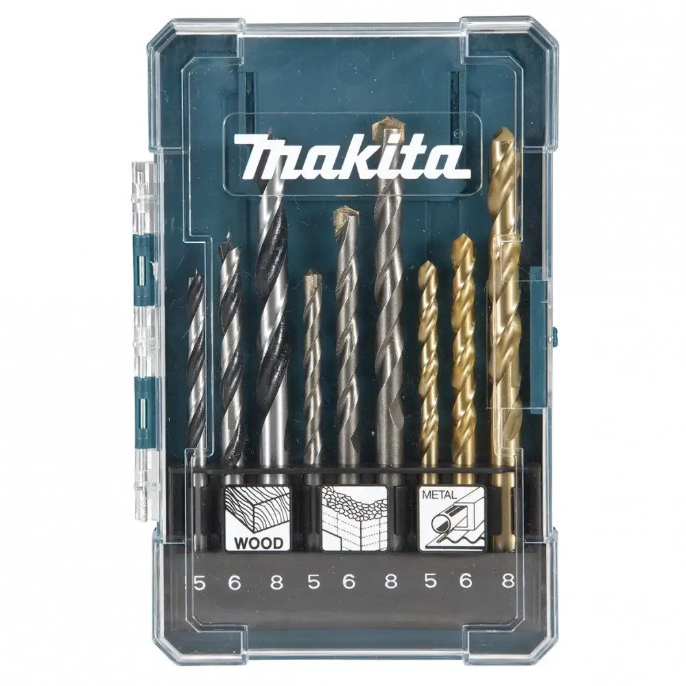 

Makita Zestaw Wierteł Do Drewna Metalu Betonu 9szt