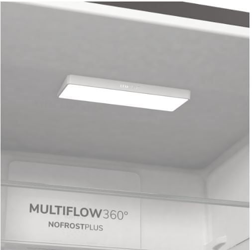 LODÓWKA GORENJE NRK6202AXL4 NoFrost Inox 331l A++ CrispZone AdpatTech 200cm Położenie zamrażarki na dole