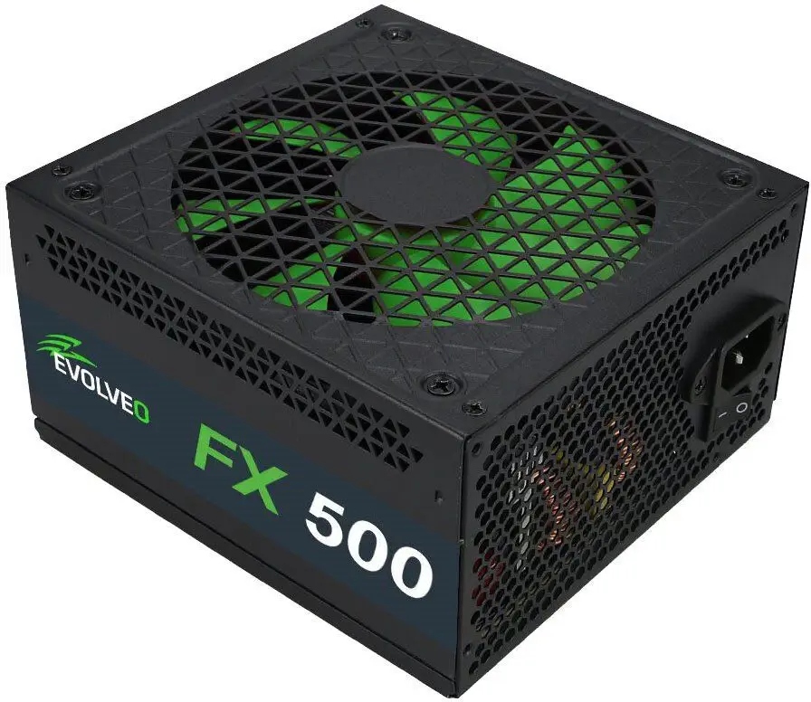 Evolveo Fx 500, zdroj 500W Atx, 14cm, 80+, White, 3YRW czefx500