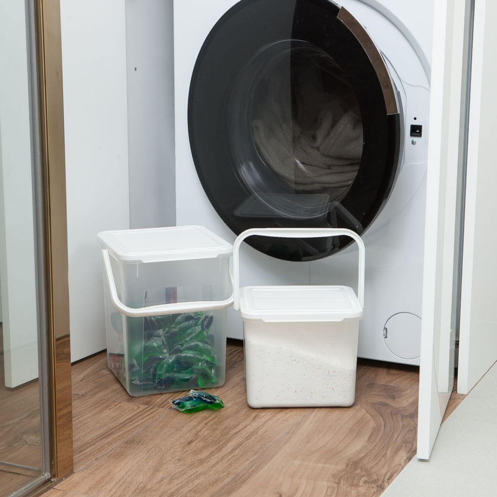 Pojemnik Koszyk na proszek kapsułki detergenty Rotho 9 l Przezroczysty EAN (GTIN) 7610859216601