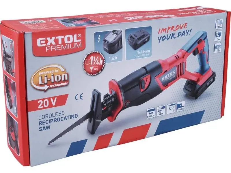 Aku pila ocaska Extol Premium (8891820) SHARE20V, 20V Li-ion, 2000mAh