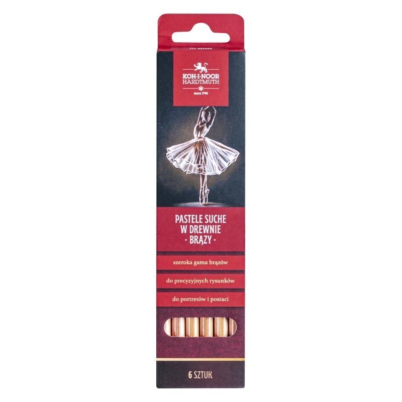 KIN Pastele suche w drewnie brązy