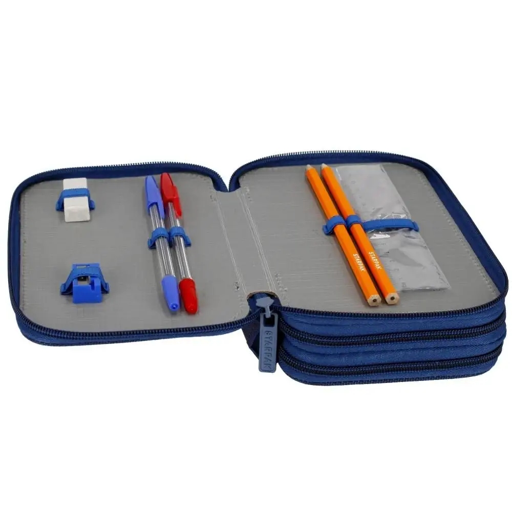 PIÓRNIK Z WYPOSAŻENIEM 3ZAMKI HOT WHEELS STARPAK Kolor Odcienie niebieskiego Wielokolorowy