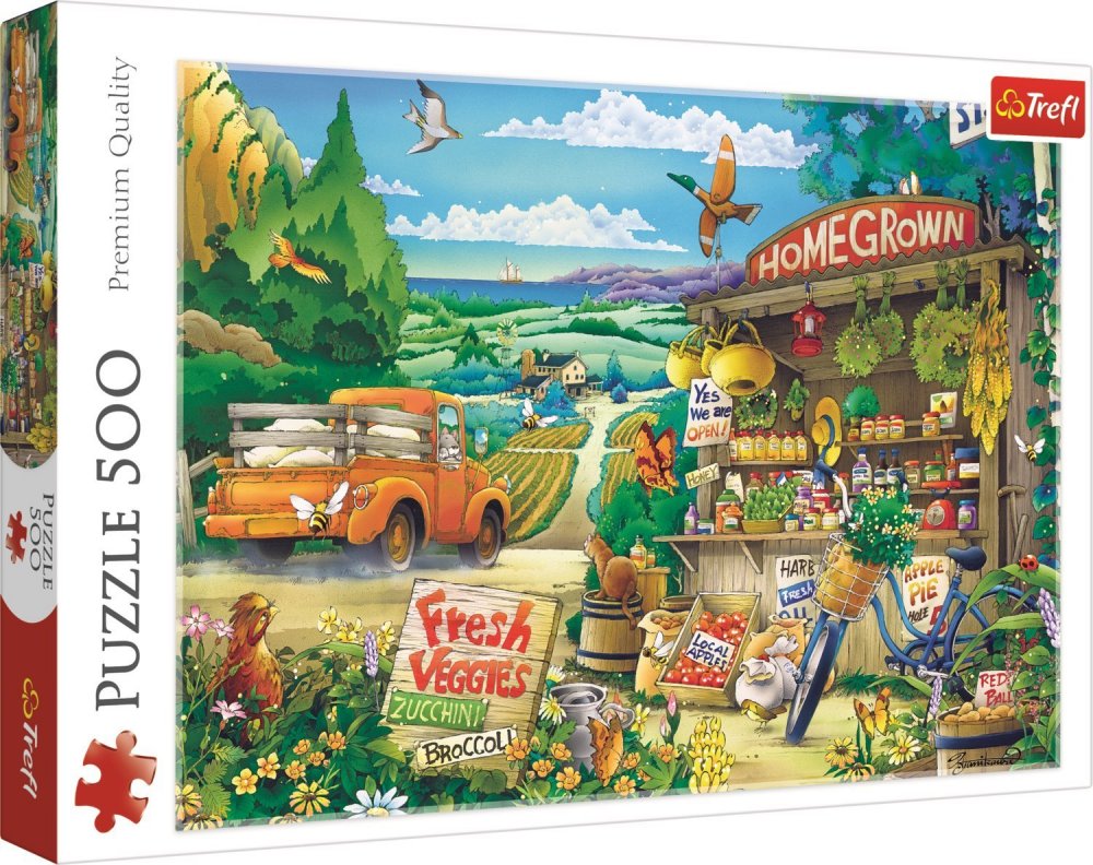 

Puzzle 500 Poranek Na Wsi Trefl 37352