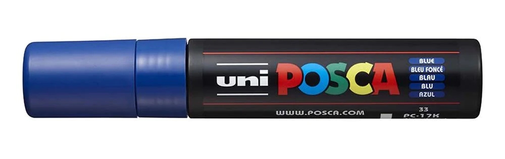 Marker UNI Posca z farbą plakatową PC-17K Niebieski nr 33 EAN (GTIN) 4902778364239
