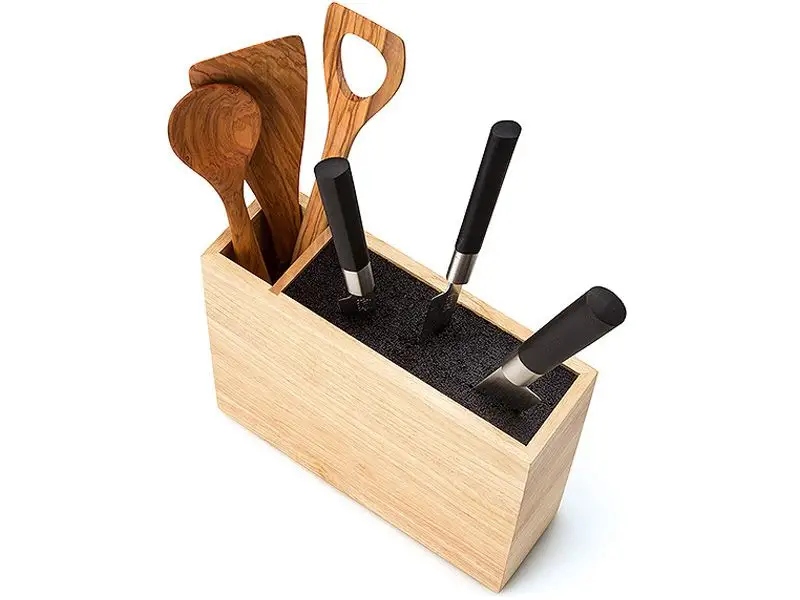 Stojan na nože Continenta 27,5 cm prírodný