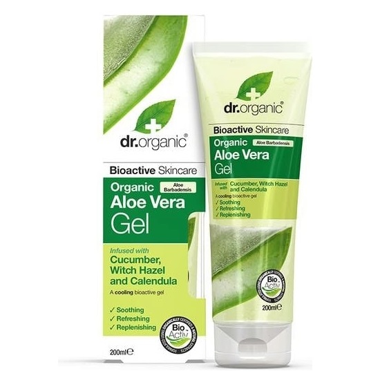 Dr.Organic Aloe Vera Gel With Cucumber nawilżający żel do ciała z al P1 ...