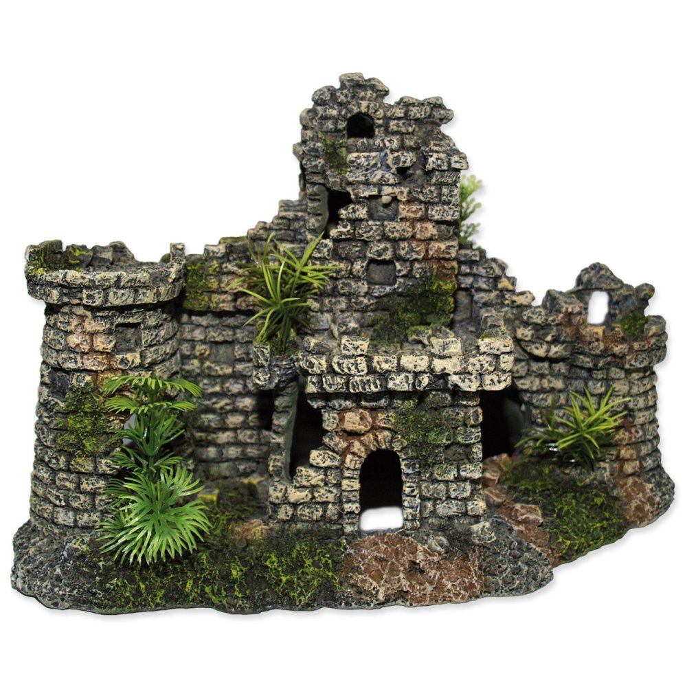 Levně Aqua Excellent Zřícenina hradu Ozdoba do akvária