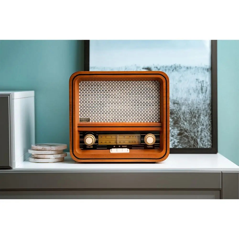Retro Radio CR 1188 FM/AM Bluetooth USB Podświetlana Skala