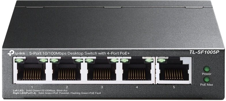 Switch TP-Link TL-SF1005P PoE, 5 port, 10/100 Mb/s