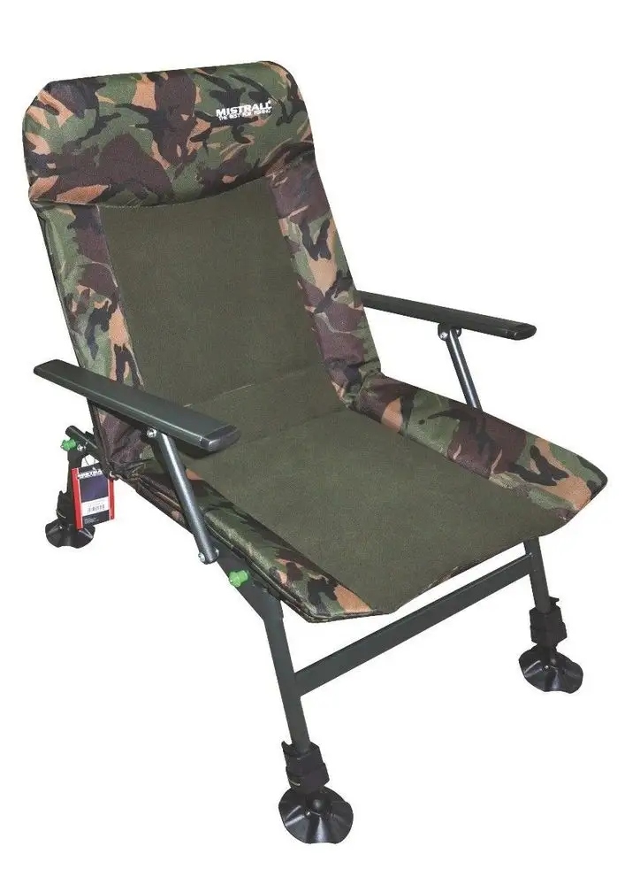 Mistrall Fotel Karpiowy Camo AM-6008876 Zielony