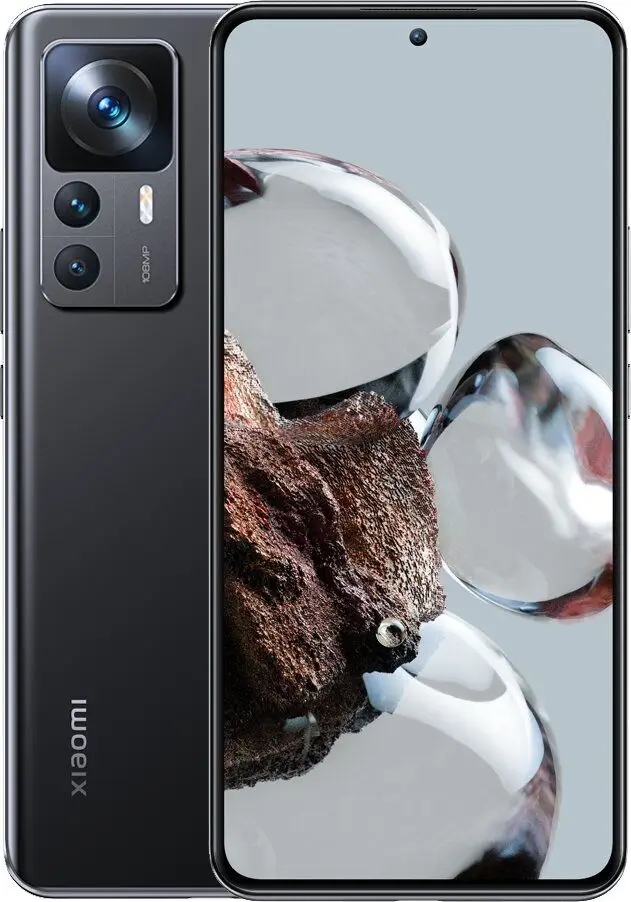 Smartfon Xiaomi 12T 5G 8/128GB 6,67" 120Hz 108Mpix czarny
