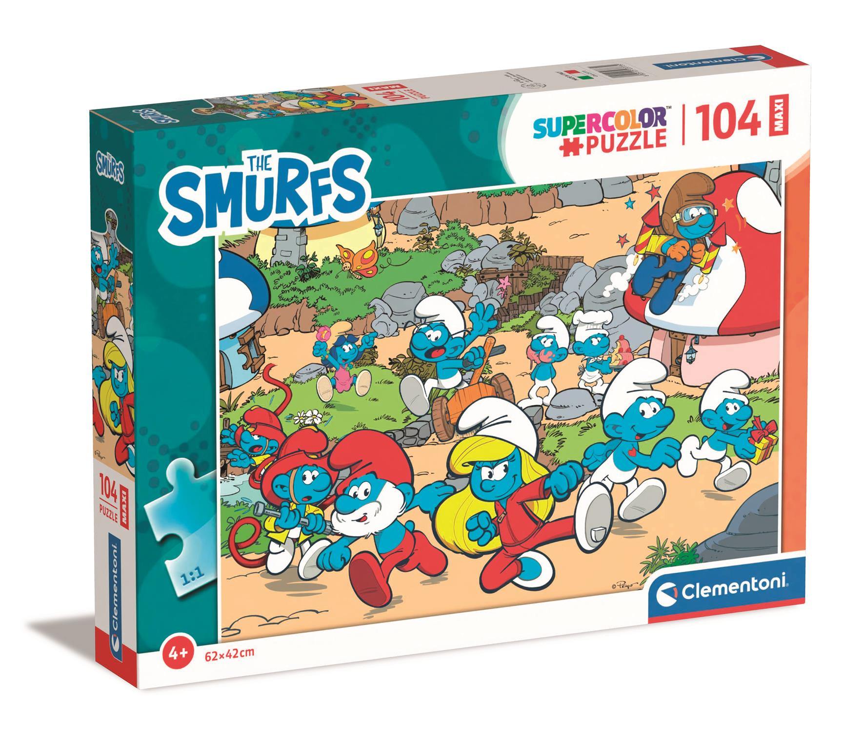 

Puzzle 104 Kolor The Smurfs Clementoni 23773