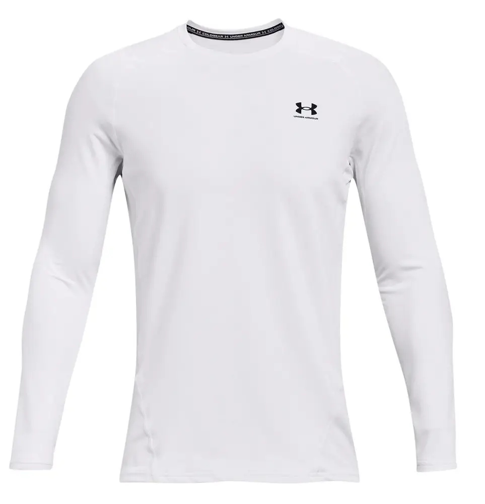 Under Armour Tričko Ua Cg Armour Fitted Crew-WHT