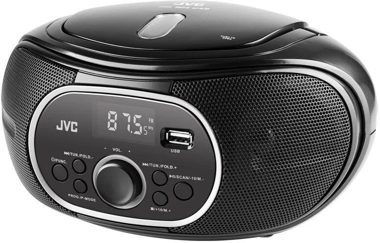 Boombox Jvc Rádioprehrávač CD Usb LCD displej MP3 Aux Fm Jvc RD-E221B